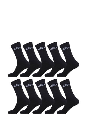 LOT DE 10 PAIRES TENNIS - Chaussettes de sport - noir