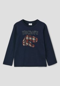 s.Oliver MIT DINO-MOTIV - Langarmshirt - navy