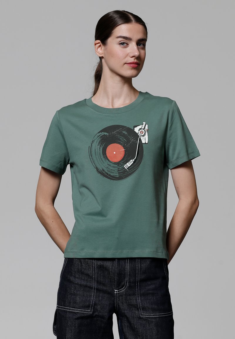 watapparel SCHALLPLATTE - T-shirt imprimé - green bay