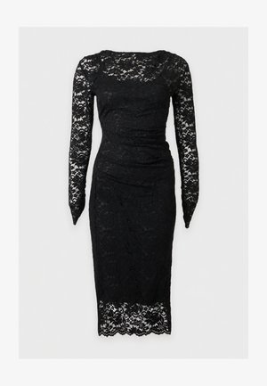 Diane von Furstenberg, DARRIUS LONG SLEEVE DRESS - Robe de soirée - black