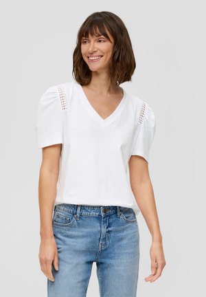 s.Oliver T-Shirt basic - weiß
