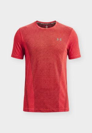 Under Armour, VANISH SEAMLESS - Print T-shirt - racer red/ultimate black