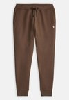 DOUBLE-KNIT JOGGER PANT - Pantalon de survêtement - brown heather