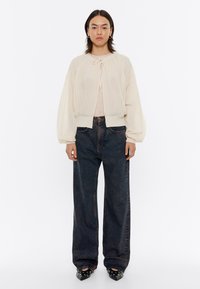 Bimba Y Lola FRUNCIDO LAZOS  - Chaqueta de punto - marfil