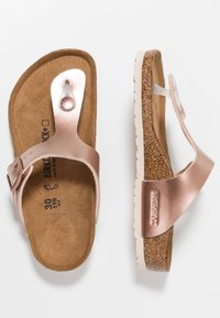 Birkenstock - GIZEH - Sandalai su T formos dirželiu - electric metallic copper Miniatiūros vaizdas 1