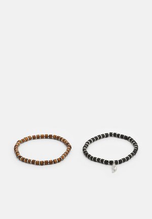 2 PACK - Bracelet - brown multi