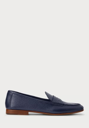 Polo Ralph Lauren PEBBLED LEATHER PENNY LOAFER - Belebújós cipők - ink