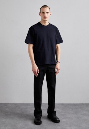 HEAVY CREWNECK TEE - T-shirt basique - navy