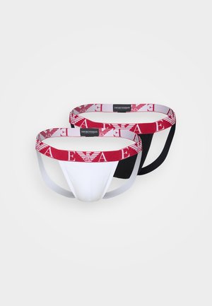 JOCKSTRAP 2 PACK - Alushousut - white/black