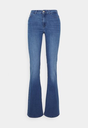 ONLY Tall ONLWAUW - Flared Jeans - dark blue denim