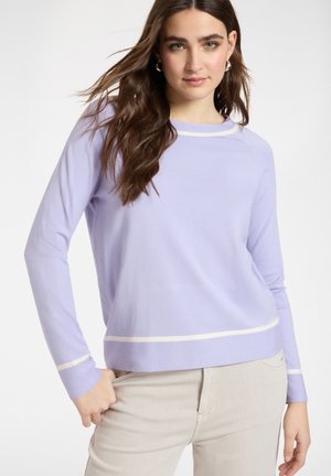 GIROCOLLO RIGATA - Strickpullover - viola