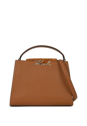 SIGNATURE - Geantă de mână - dark tan