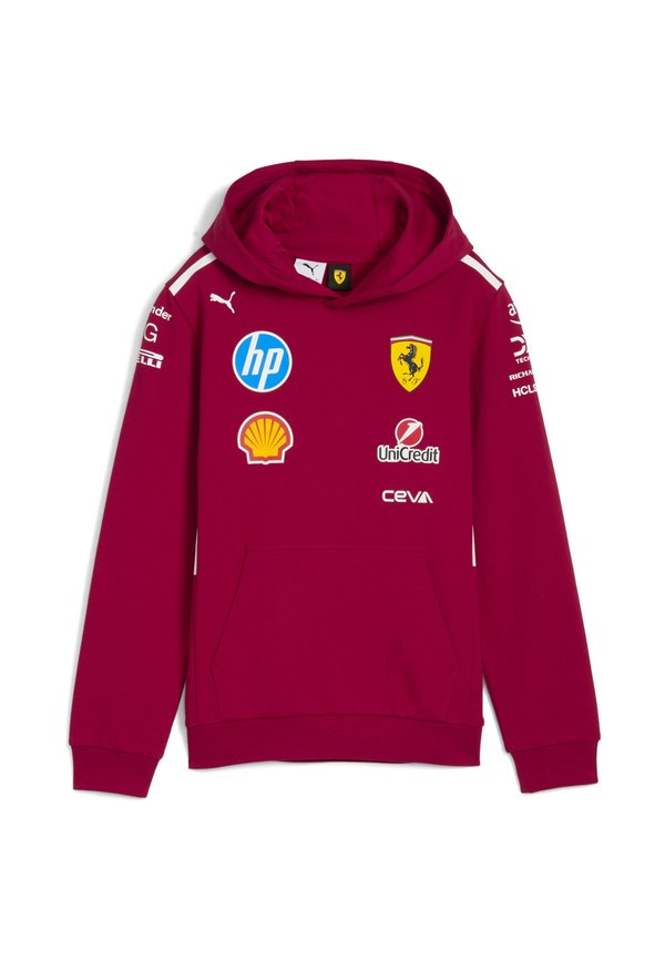 SCUDERIA FERRARI HP 2025 TEAM  - Kapuzenpullover - dark cherry
