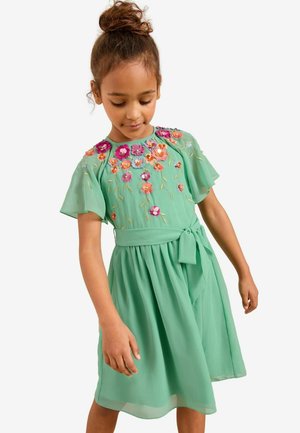 REGULAR FIT - EMBELLISHED OCCASION - Cocktailjurk - green
