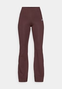 Leggings - shadow brown/white