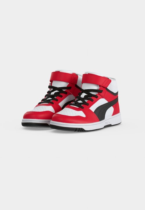 PUMA REBOUND SLAM MID UNISEX - Zapatillas altas - red/black/white — photo 3