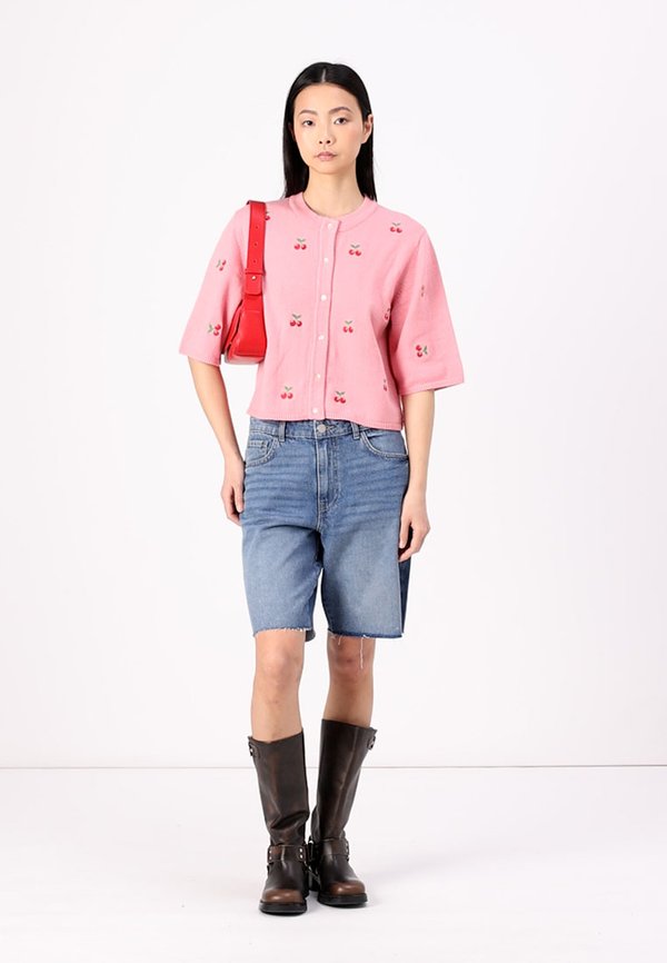 OBJTHESS SLEEVE CARDIGAN - Cardigan - rose elegance2