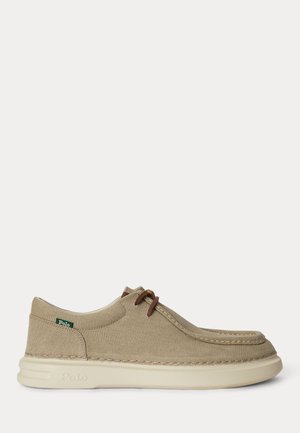 Polo Ralph Lauren RLITE WASHED CANVAS MOC-TOE SHOE - Casual snøresko - khaki