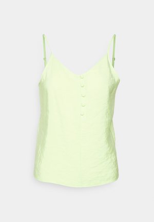 Vero Moda Petite, VMQUEENY SINGLET V NECK  - Μπλούζα - sharp green