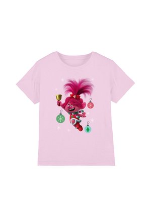 Universal Studios, UNIVERSAL/TROLLS POPPY CHRISTMAS BAUBLES - Print T-shirt - pink