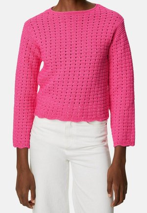 Strickpullover - mottled pink