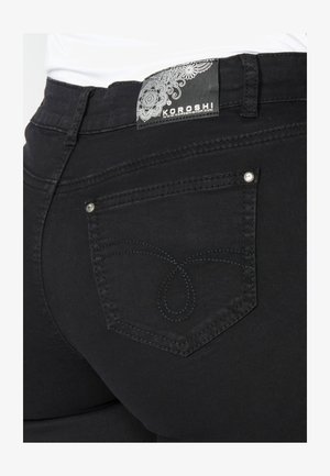 Koroshi Kratke hlače od trapera - negr black