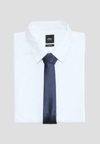 s.Oliver MIT MUSTERSTRUKTUR - Stropdas - navy