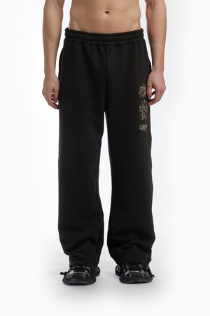 ALL STAR UNISEX - Tracksuit bottoms - black