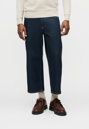 JAIMIE CROP - Avar lõikega teksad - denim dark