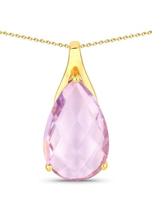 AMETHYST - Halskæder - gelbgoldfarben