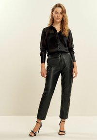 Next LONG SLEEVE SHEER - Pogājama blūze - black
