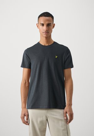 Lyle & Scott PLAIN - Basic T-shirt - charcoal marl