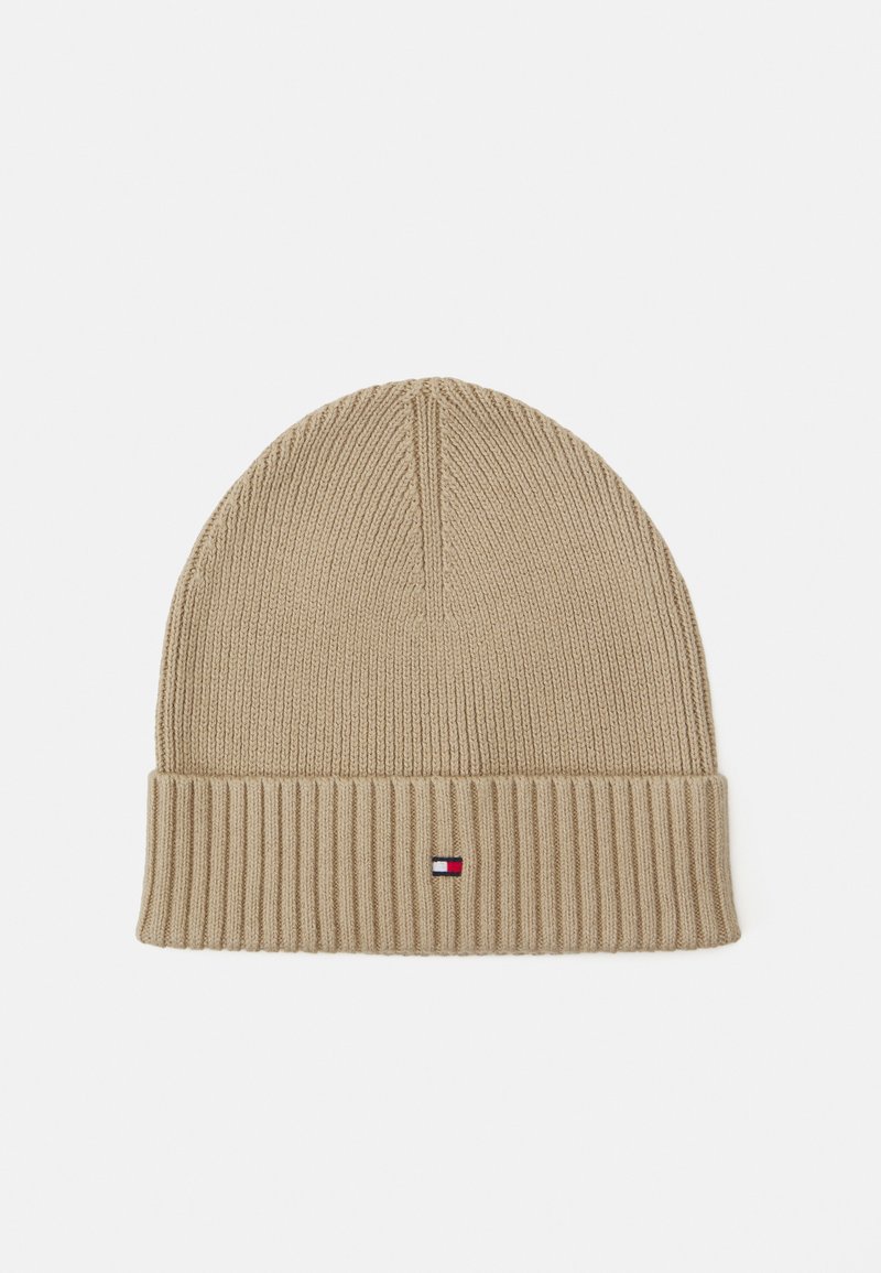 Tommy Hilfiger FLAG BEANIE UNISEX - Huer - beige