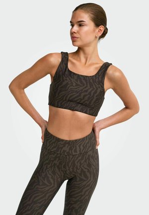 ONLY Play SPORTS BRA ONPDANA-2 SPORTS BRA - Brassières de sport à maintien normal - chocolate torte