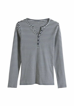 THE SET 4 PACK - Long sleeved top - navy blue stripe white