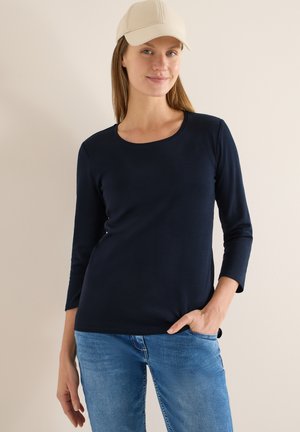Langarmshirt - blau