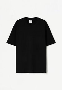 SHORT SLEEVE - PLUSH - T-shirt - bas - black