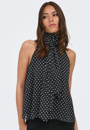 JDY, TOP JDYPOLKA TOP - Bluse - black