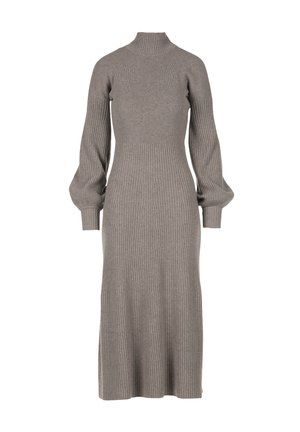 CURIOSITA - Strickkleid - tortora
