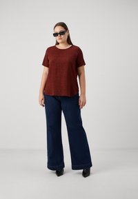 ONLY Carmakoma CARVICA LIFE NOOS - Bluse - burnt henna