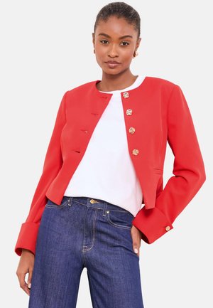 Lipsy, REGULAR FIT - COLLARLESS - Blazer - red