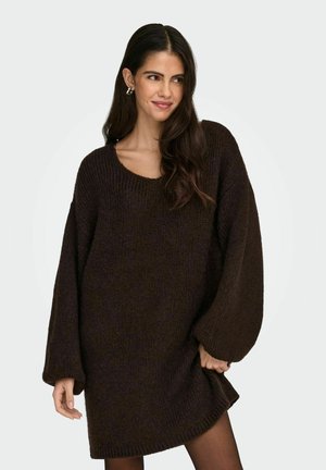 JDYDINEA KURZES  - Robe pull - chocolate torte
