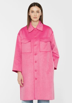 Klassischer Mantel - vivid pink