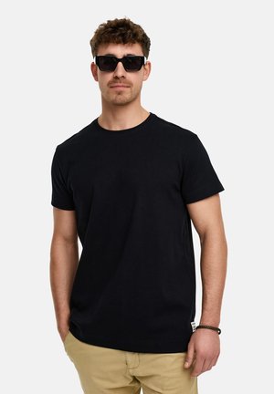 SANDER - Basic T-shirt - black
