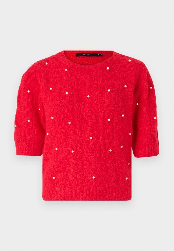 VMNOVA PEARL PUFF - Print T-shirt - salsa3