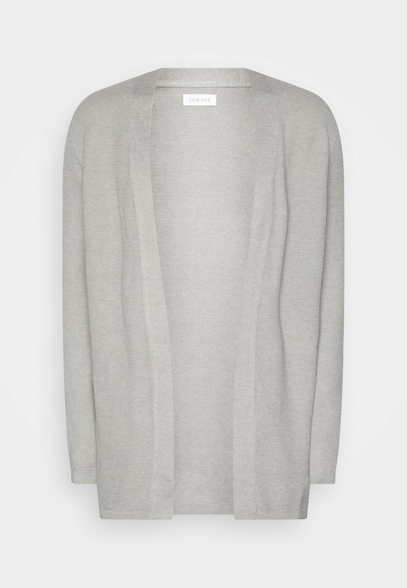 Pier One Chaqueta de punto - mottled light grey