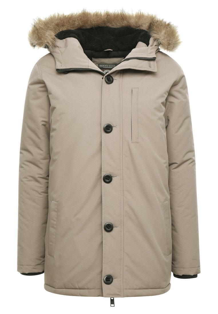 Brave Soul CHEETAH Vinterjacka stone Zalando.se Brave Soul Plus Kappor för Dam: 8 Produkter | Stylight