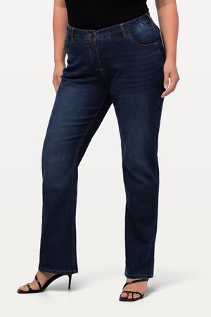 Ulla Popken, Bootcut jeans - blue denim