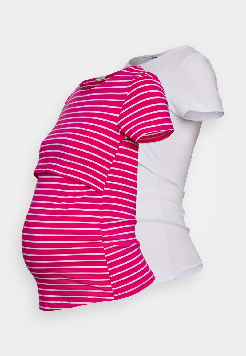 Anna Field MAMA T-shirt print donkerroze