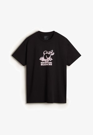 Vans DOWN THE RABBIT HOLE - Camiseta estampada - black